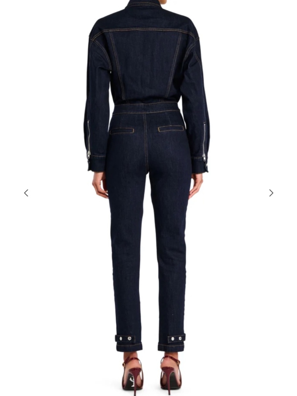 SER.O.YA "Waverly" Denim Jumpsuit in Rinse (NWT) - Picture 2 of 5
